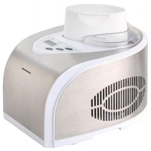 Aparat de facut inghetata Heinner HICM-150S, 150 W, Bol 1.5l, Compresor, Display LED, Timer, Argintiu