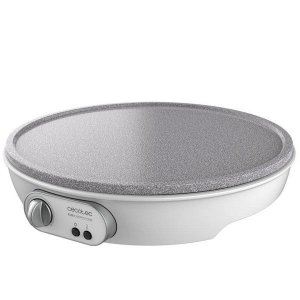 Aparat pentru preparat clatite Cecotec Fun Crepestone, 1000W, placa antiaderenta, 30,5cm