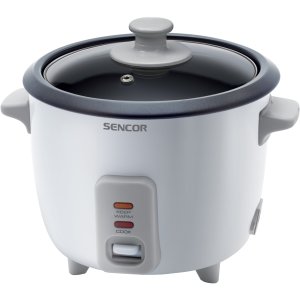 Aparat pentru preparat orez Sencor SRM 0600WH, 300 W, 0.6 l, Alb