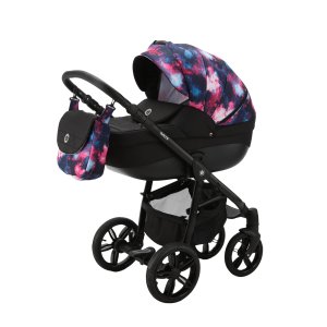 Carucior 3 in 1 Adamex Neonex Dolce Be2Me DL26, Storm Blue/Black