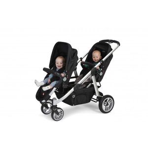 Carucior pentru gemeni TOPMARK NL 2 Combi Duo Buggy, Negru