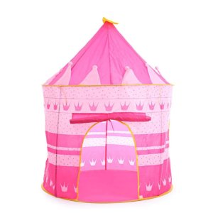 Cort de Joaca pentru Copii, castel printese roz 105 x 135 cm