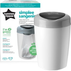 Cos Pentru Scutece Sangenic Simplee Tommee Tippee, Gri