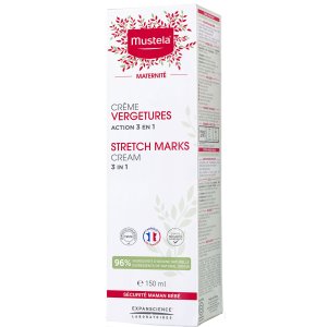 Cremă antivergeturi cu acțiune 3 în 1 Maternite Mustela, 150