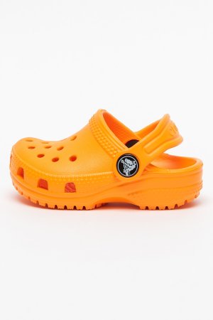 Crocs, Saboti slingback cu perforatii Classic, Portocaliu