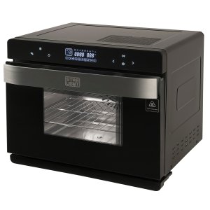 Cuptor electric cu abur Star-Light Pro CAB-4024BL, 2400W, 40l, Convectie, 21 programe, Rotisor, Display LED, Negru