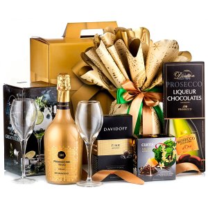 Cutie Cadou Premium Taste cu Prosecco San Martino, Pahare in