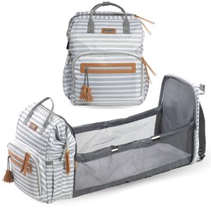 Geanta-Rucsac Extensibil Multifunctional pentru Scutece Bebelusi