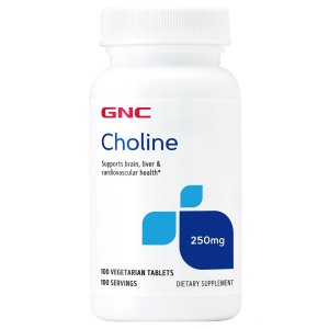 GNC Colina 250 mg - 100 Tablete Vegetale