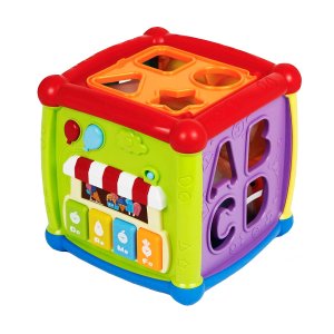 Jucarie Cub interactiv cu activitati , Cadou pentru copii, fete si baieti 18 luni+, Multicolor