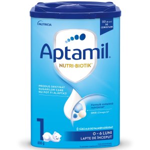 Lapte praf Aptamil 1, 800 g, 0-6 luni