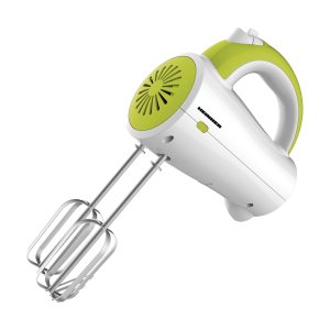 Mixer de mana Heinner Charm, 200W, 5 viteze, Alb/Verde