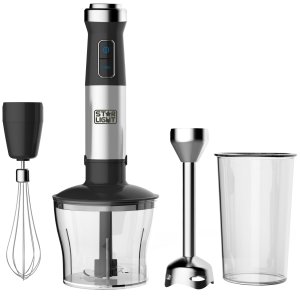 Mixer vertical Star-Light HBSJ-700W, 700 W, Variator viteza + Turbo, Tocator, Negru/Inox