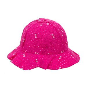 Palarie bebe fata fundita, 50 cm, Ciclam