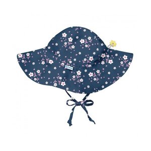 Palarie de soare pentu fete iPlay SPF 50+ - Navy Posies, 2 -