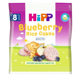 Rondele Hipp, orez si afine, 30g, de la 8 luni