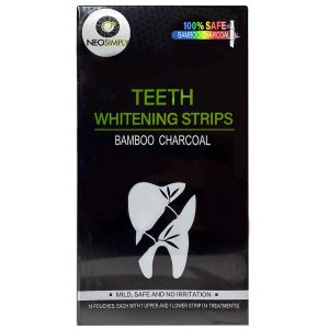Set Benzi pentru albirea dintilor cu carbune activ NeoSimply