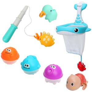 Set jucarii de baie Hoogar, 8in1, Multicolor