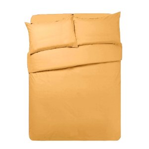 Set lenjerie 3 piese, Metru Patrat, de culoare mustar uni, compus