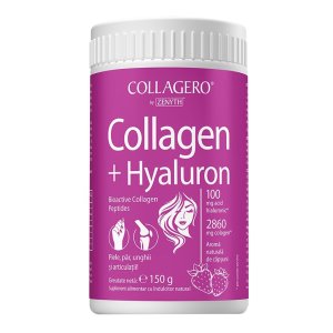 Supliment alimentar Colagen + Hyaluron cu aroma de capsuni